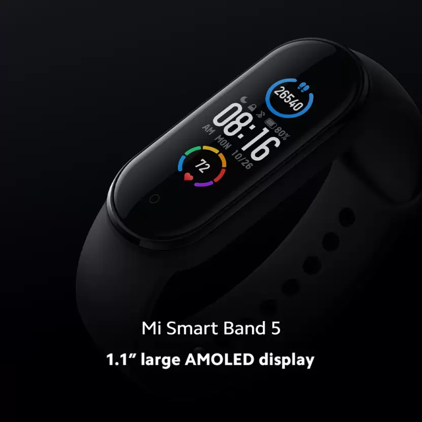 Xiaomi Mi Smart Band 5 Fitness Bracelet - Black
