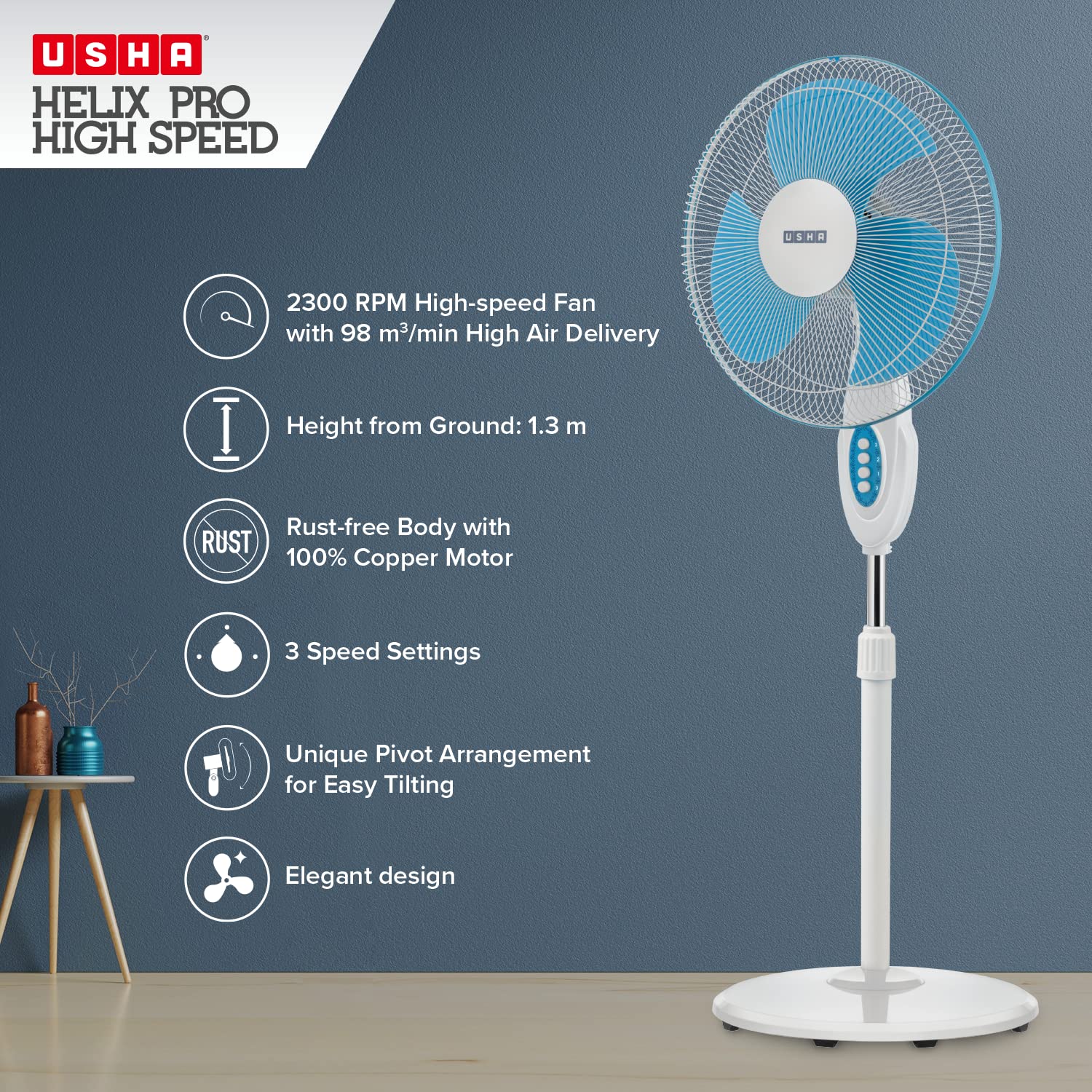 Usha strengthens Bloom fan series by adding new products - Architect and  Interiors India