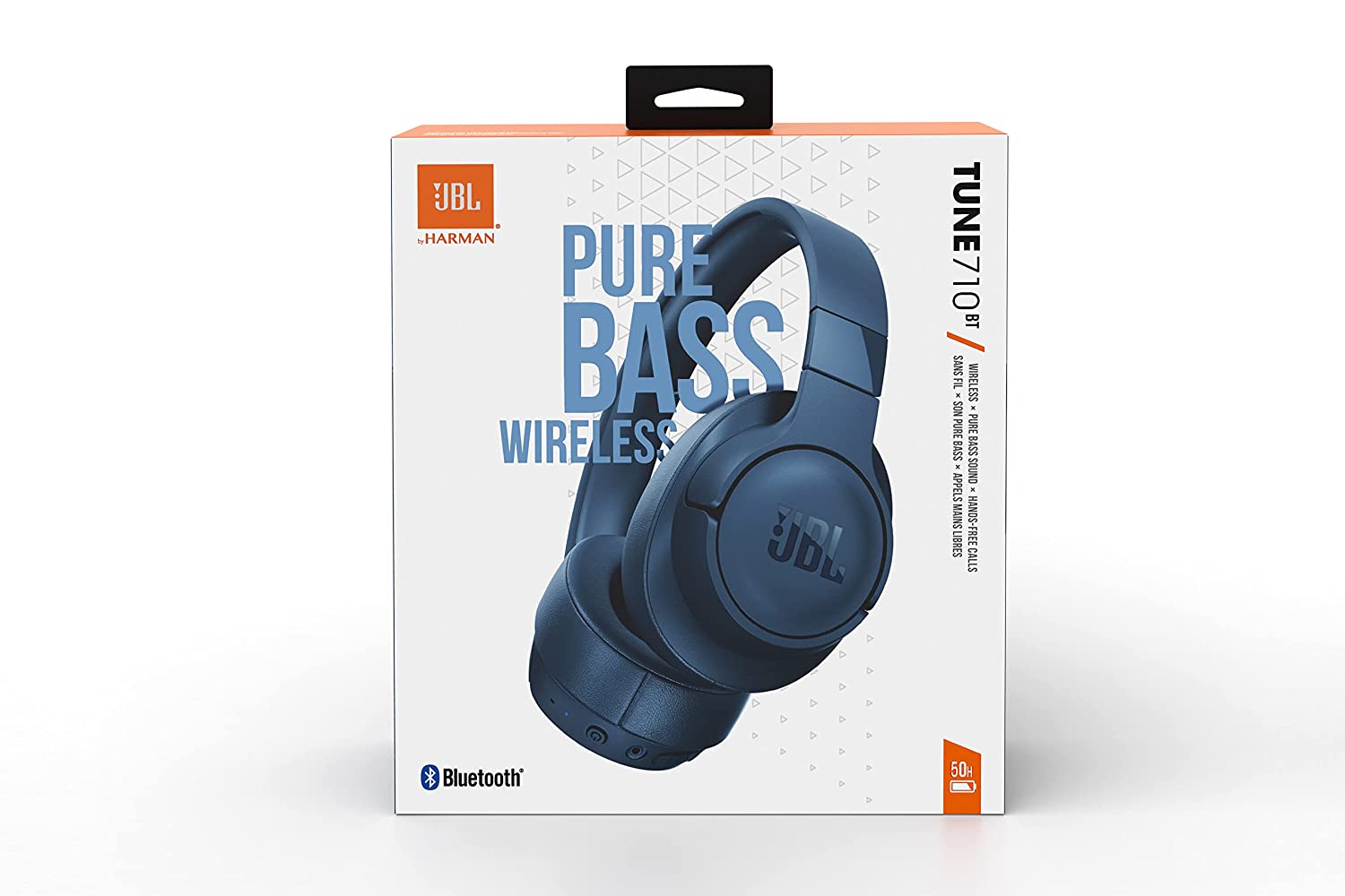 JBL Tune 710BT Wireless Over-Ear Headphones with Built-in Microphone