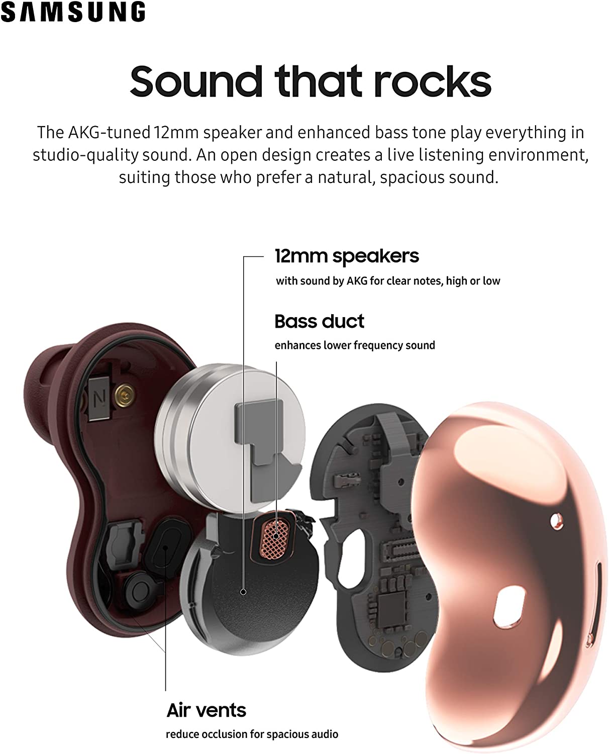 Samsung Galaxy Buds Live Bluetooth Truly Wireless in Ear Earbuds