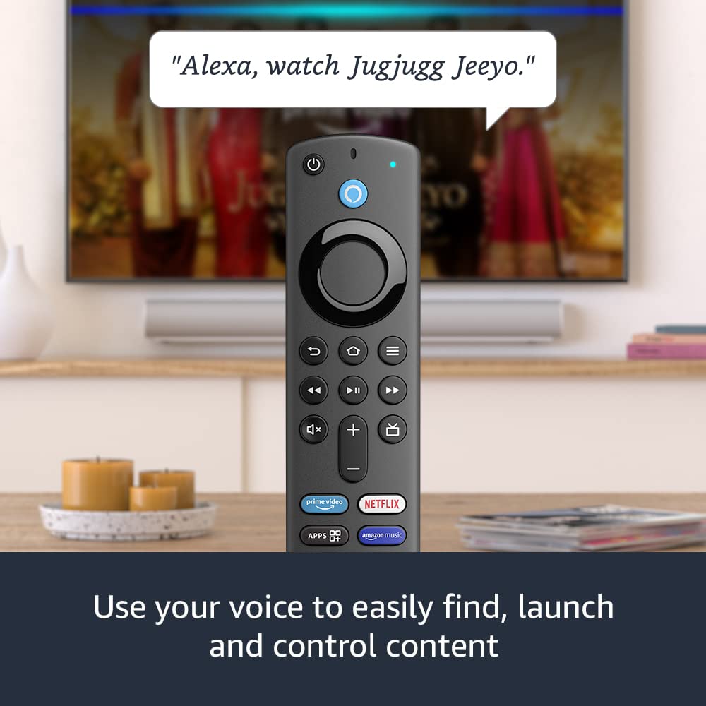Fire TV Stick 4K with all-new Alexa Voice Remote (includes
