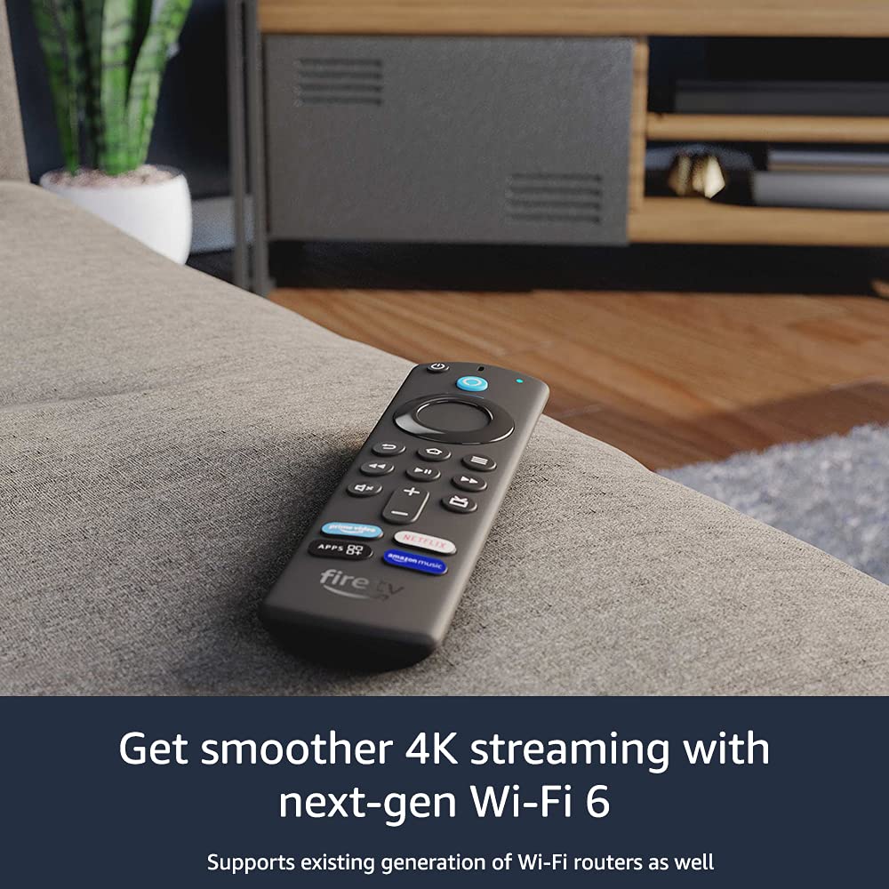 FIRE TV Stick 4K MAX Streaming Device WiFi6 Alexa Voice Remote TV  Control